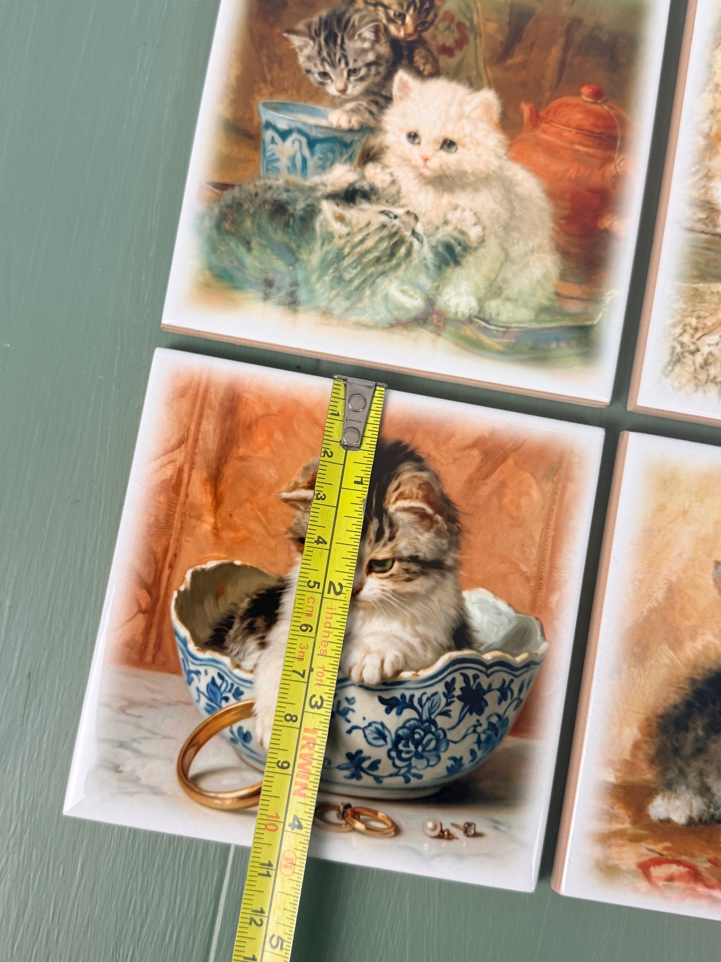 Set de Azulejos “Henriette Ronner-Knip”.