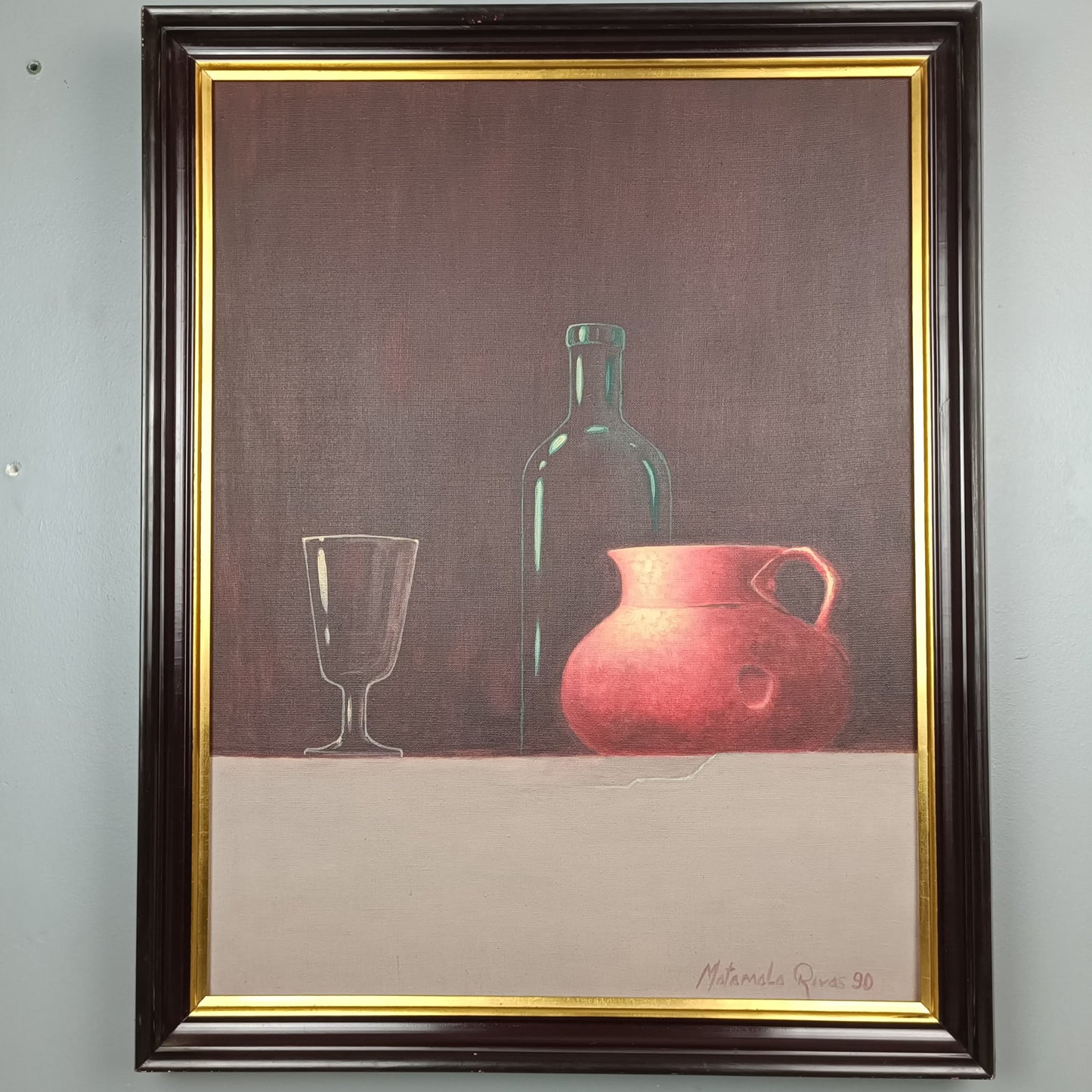 Óleo Sobre Lienzo, Raúl Matamala Rivas, años 90