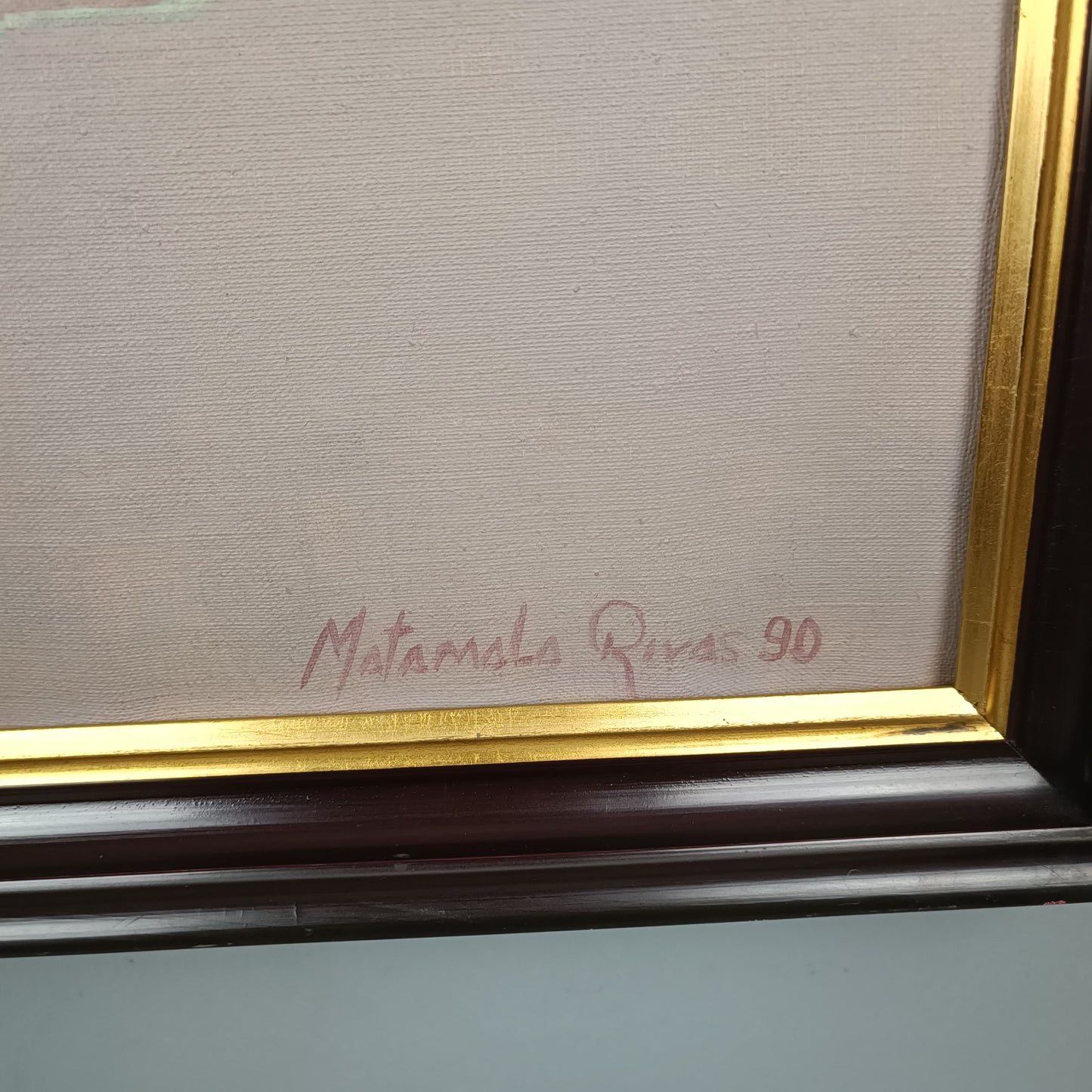Óleo Sobre Lienzo, Raúl Matamala Rivas, años 90