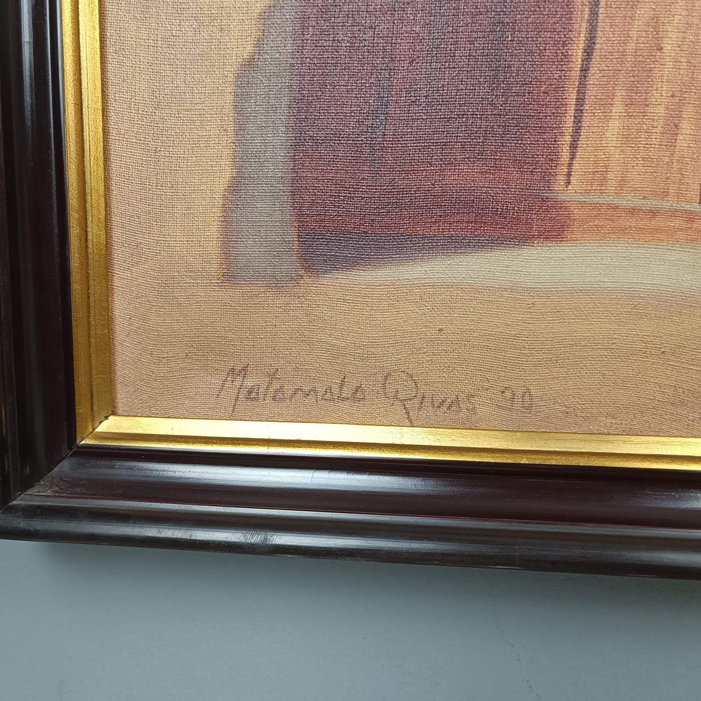 Óleo Sobre Lienzo, Raúl Matamala Rivas, años 90