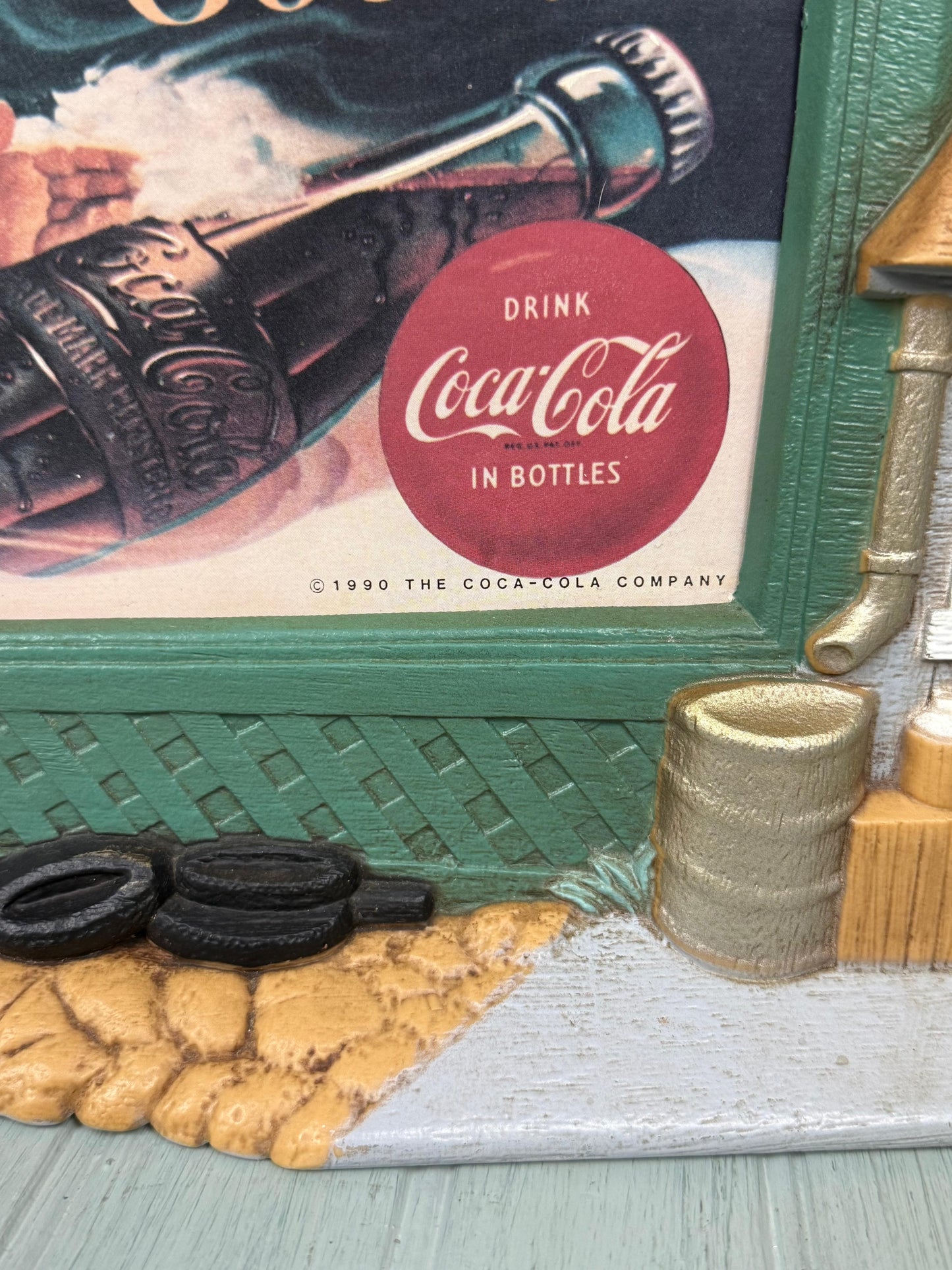 Reloj Estacion de Servicio “Coca-Cola”, años 90