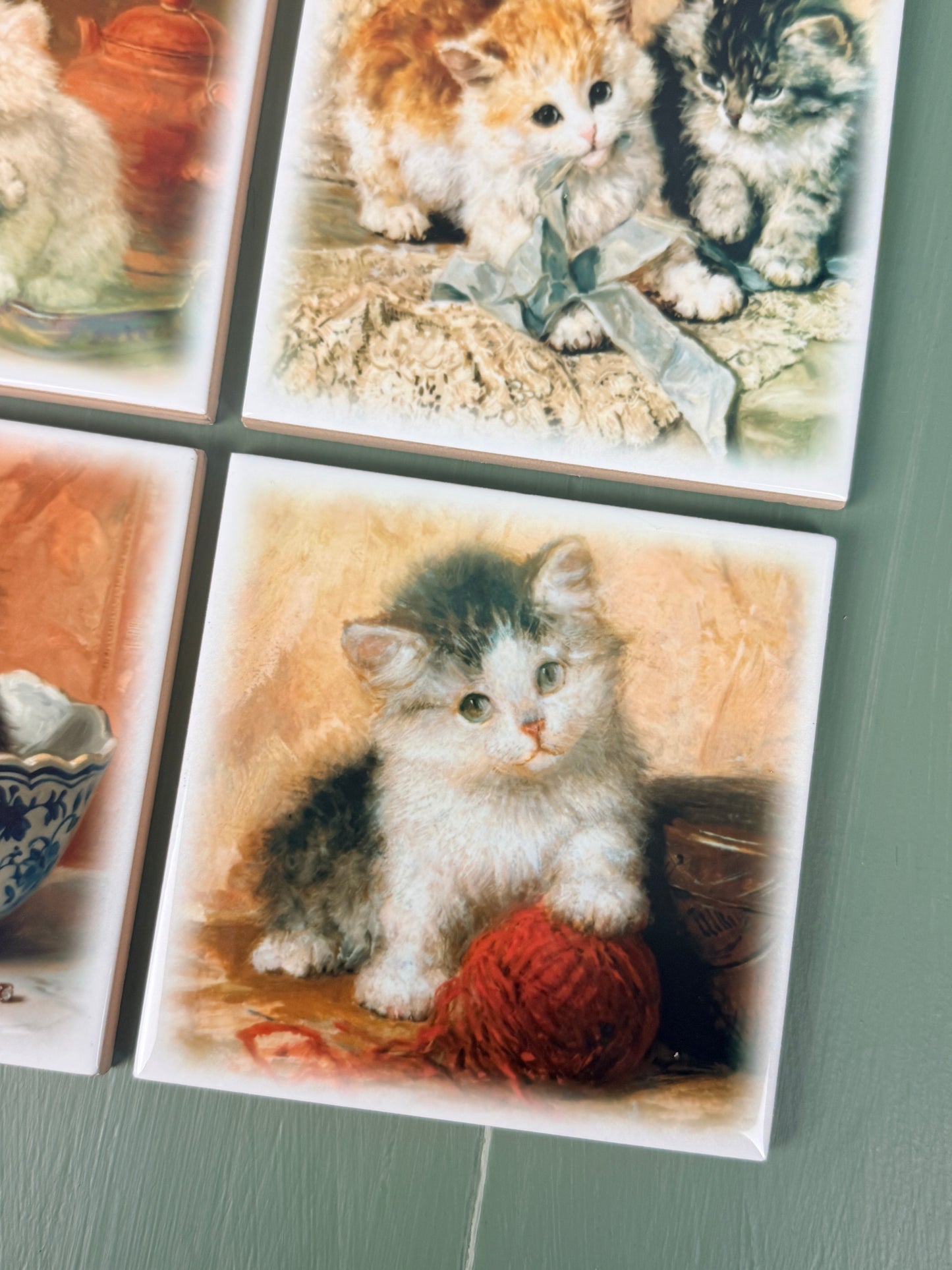 Set de Azulejos “Henriette Ronner-Knip”.