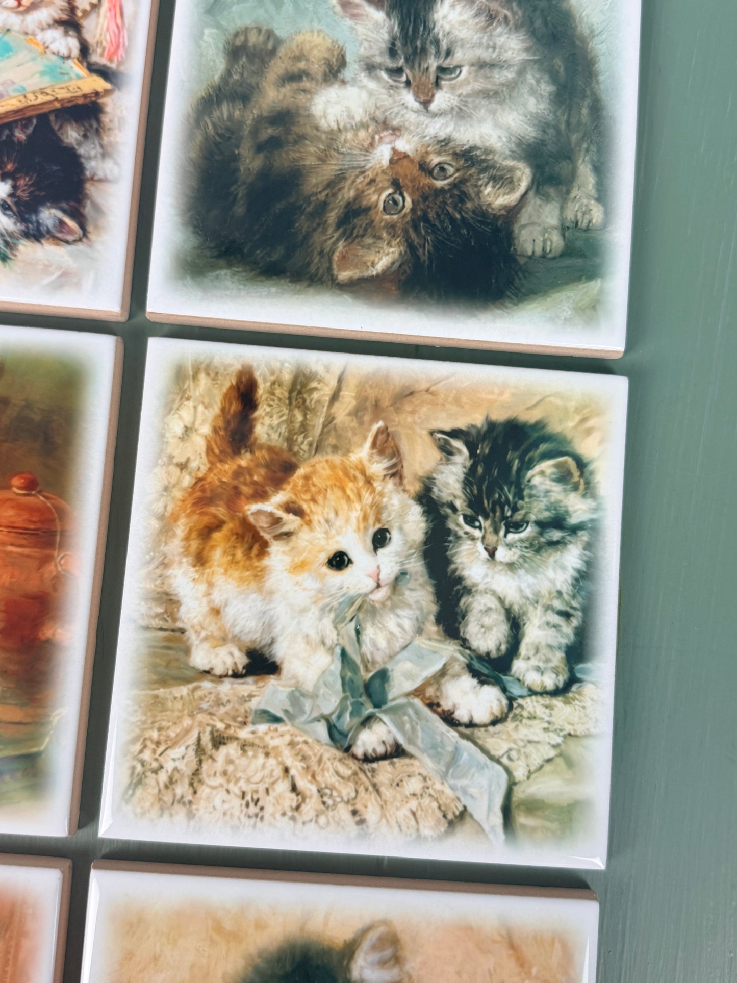 Set de Azulejos “Henriette Ronner-Knip”.