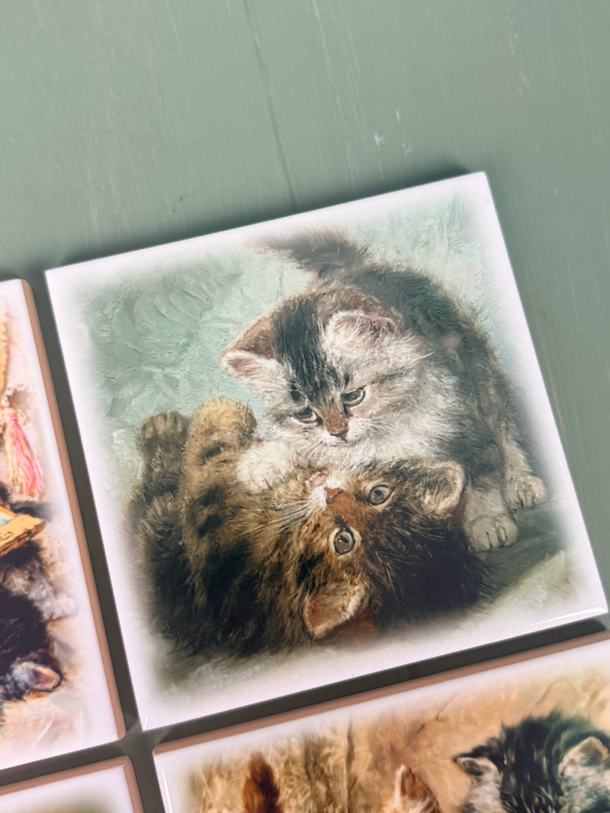 Set de Azulejos “Henriette Ronner-Knip”.