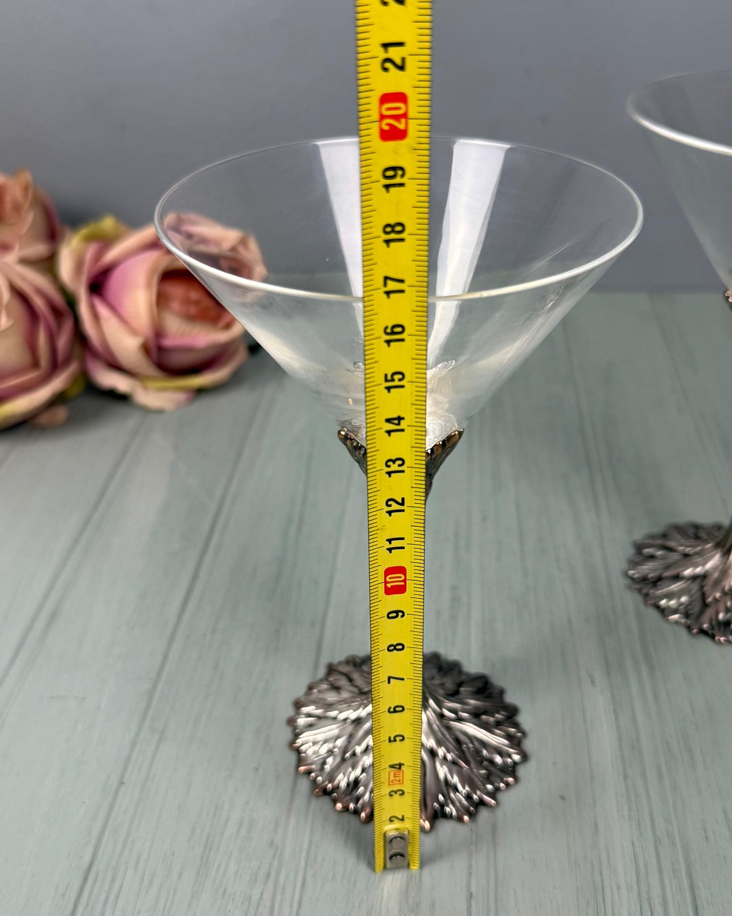 Par de Copas de Cóctel “Grey Goose”, años 2000