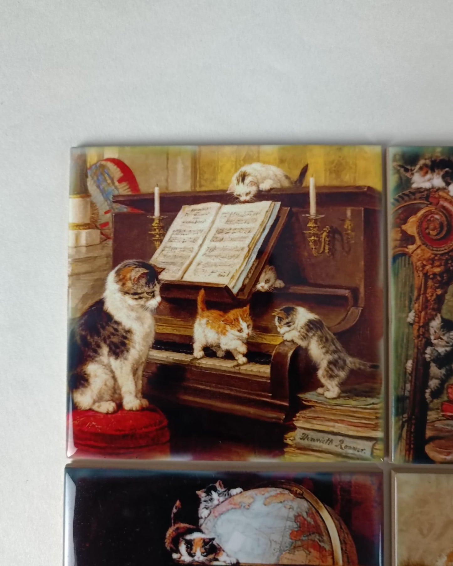 Set de Azulejos "Henriette Ronner-Knip"