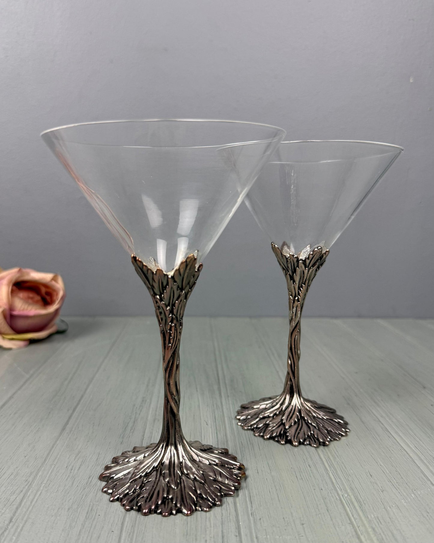 Par de Copas de Cóctel “Grey Goose”, años 2000