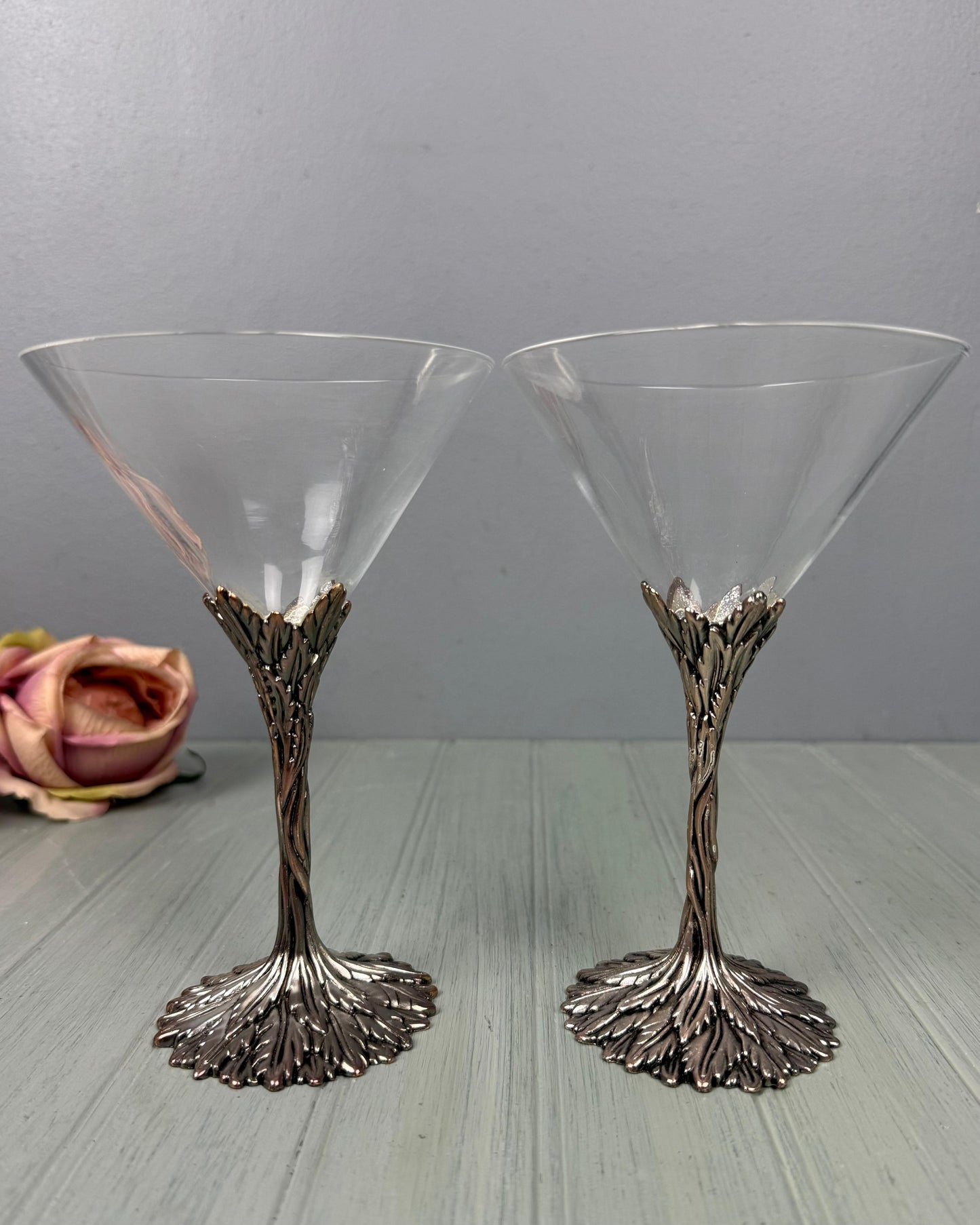 Par de Copas de Cóctel “Grey Goose”, años 2000