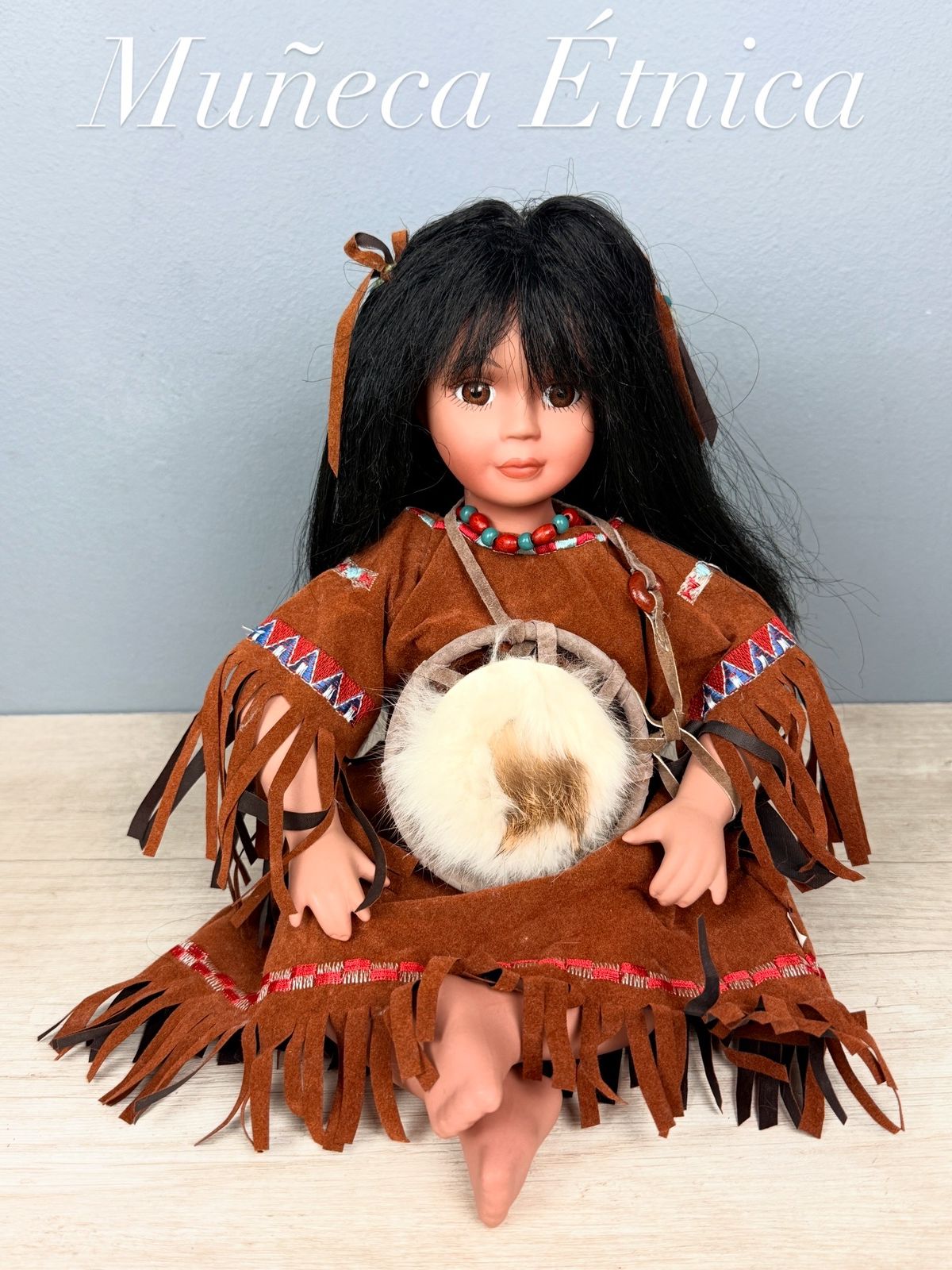 Muñeca de Porcelana de Estilo Étnico, años 90
Ver más ⬇️