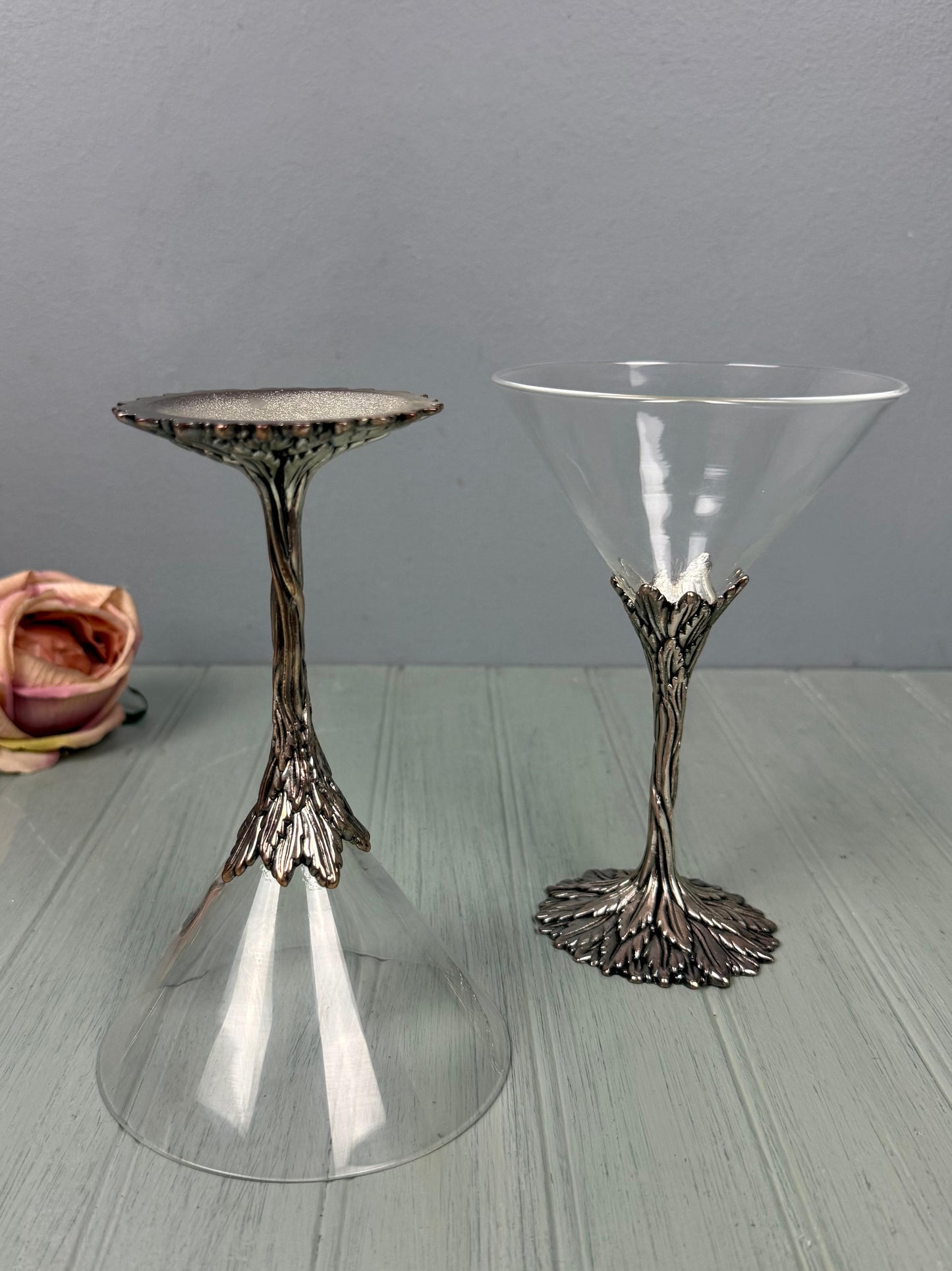 Par de Copas de Cóctel “Grey Goose”, años 2000